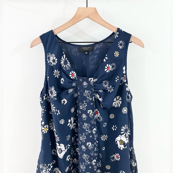 Jason Wu For Target Navy Daisy Dress Size Large - Picture 3 of 6